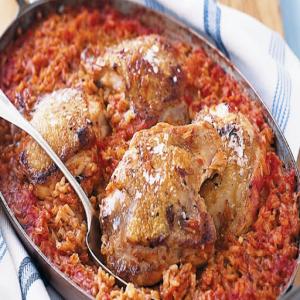 Peruvian Grilled Chicken With Tomato Rice Recipe - (4.4/5) image