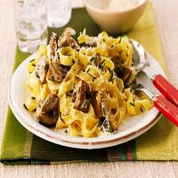 Creamy Pasta with Mushrooms & Chives image