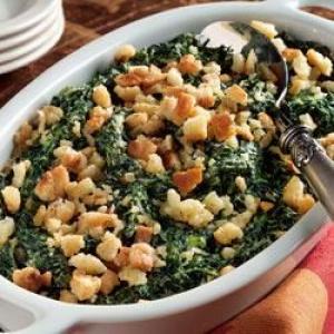 Classic Creamed Spinach Casserole_image