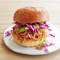 Slow-Cooker Mexican Barbecue Chicken Sandwiches image