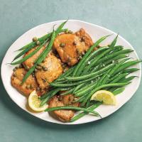 Sautéed chicken thighs with lemon & capers_image