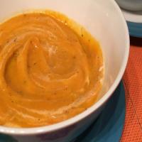Carrot Soup with Mashed Potatoes_image