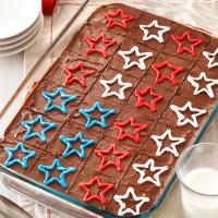 Fudgy Patriotic Brownies image