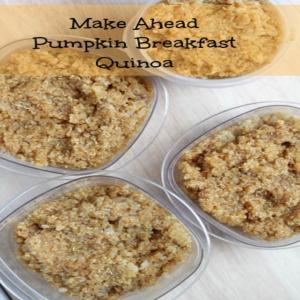Make Ahead Pumpkin Breakfast Quinoa - Gluten Free Fall Breakfast_image