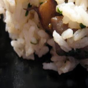 Rice with Shiitake Mushrooms & Truffle Oil Recipe - (3.5/5) image