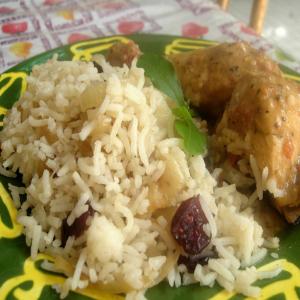 Rice With Caramelized Onions and Cranberries_image