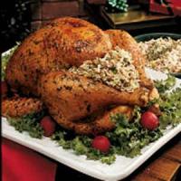 Turkey with Herbed Rice Dressing image