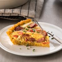Cauliflower-Crusted Quiche with Hillshire Farm® Smoked Sausage image