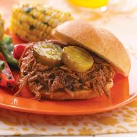 Shredded Barbecue Beef Sandwiches image
