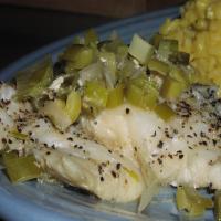 Fish Baked With Leeks image