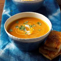 Creamy Carrot & Tomato Soup image