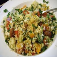 Couscous Salad With Almonds and Feta_image