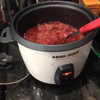 Rice Cooker Recipe: Raspberry Applesauce image
