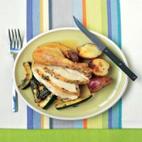 Thyme-Roasted Chicken with Potatoes image