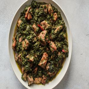 Sabzi (Spinach and Lamb Stew)_image