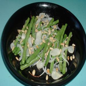 Roasted Green Beans With Garlic and Pine Nuts image