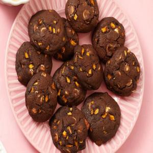 Double Chocolate-Peach Cookies image