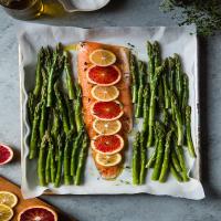 Citrus Baked Arctic Char With Asparagus (Done In One Pan & 30 Minutes)_image