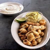Fried Beer-Battered Mussels with Two Sauces_image