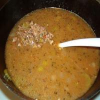 Beef and Green Chili Soup! Sure to Warm You Up! image