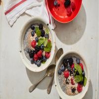 Chia Pudding With Berries and Popped Amaranth image