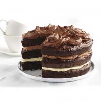 Ghirardelli Ombre Brownie Cake image