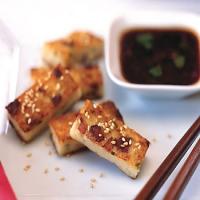 Golden Crisp Daikon Cake with Spicy Herb Soy Sauce image