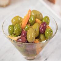 Warm Citrus-Marinated Olives_image