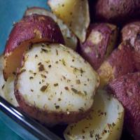 Almost No Fat Roasted Tiny Red Potatoes_image