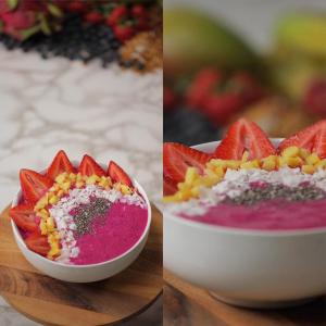 Healthy Smoothie Bowl: Pitaya Bowl: Island Time Recipe by Tasty_image