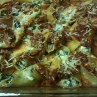 Spinach and Cottage Cheese Stuffed Shells (No Ricotta) image