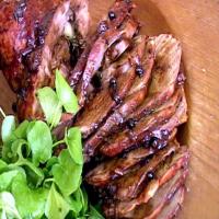 Roast Leg of Lamb with Dark Beer, Honey and Thyme_image