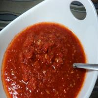 Grilled Tomato Sauce With Garlic image