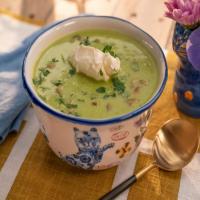 Pea Soup with Lemon Mascarpone image