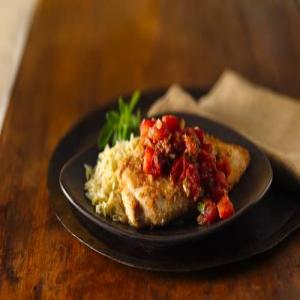 Breaded Chicken with Tomatoes_image