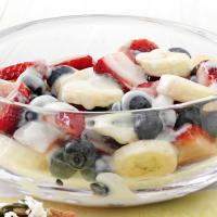 Fresh Berries with Lemon Yogurt image
