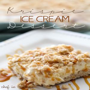Krispie ice cream dessert Recipe - (4.3/5)_image