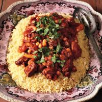 Lamb Tagine With Chickpeas and Apricots image