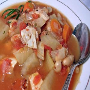 Chicken and Vegetable Bean Soup_image