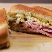 Leftover Ham Sheet Pan Cubanos Recipe by Tasty image
