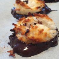 Triple Coconut Macaroons & Chocolate-Dipped Coconut Macaroon image