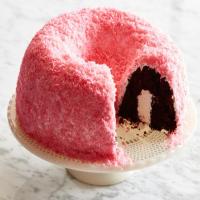 Snowy Pink Coconut Bundt Cake image