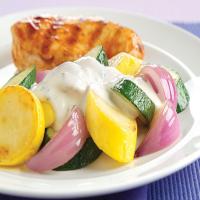 Zucchini with Parmesan Sauce_image