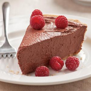 Chocolate Raspberry Tofu Pie_image