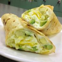 Avocado, Cream Cheese, and Egg Burrito_image