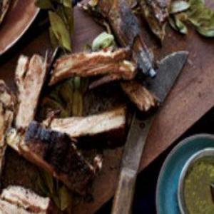 Grilled Lamb Ribs with Chimichurri_image