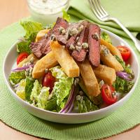 Grilled Steak Salad & Fries_image
