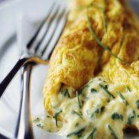 Cheese and Chives Omelette_image