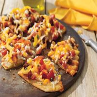 Grilled Flatbread with Chorizo & Peppers_image