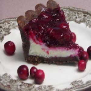 Almond Tart With Cranberry Topping image